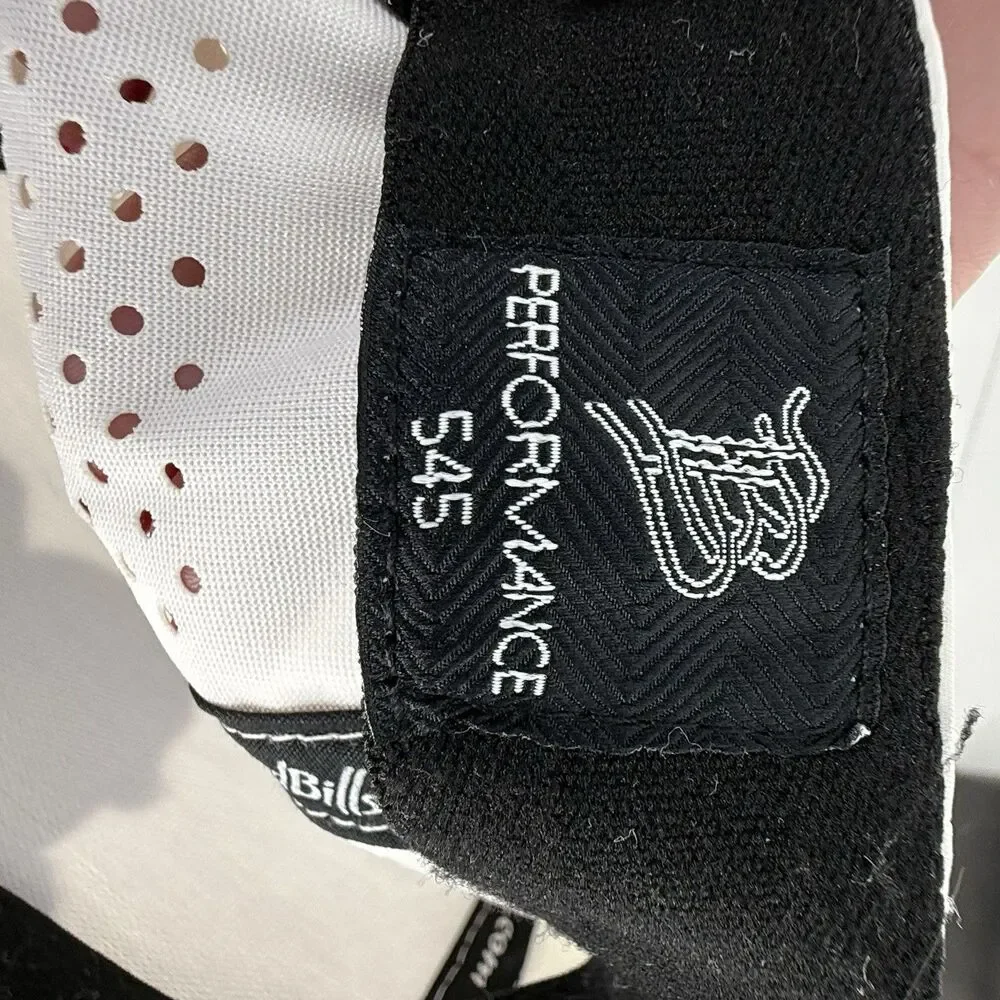 Branded Bills Nash White Golf Hat Snapback Rope Performance Cap - Picture 11 of 15